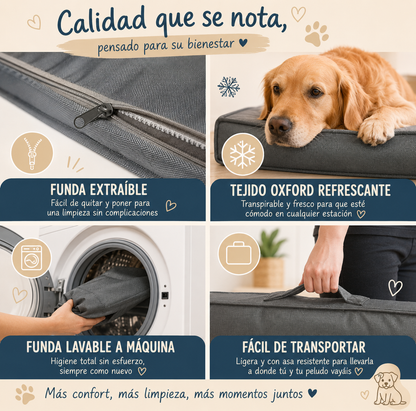 Cama Ortopédica para Perros - No es Vejez, es Dolor Articular