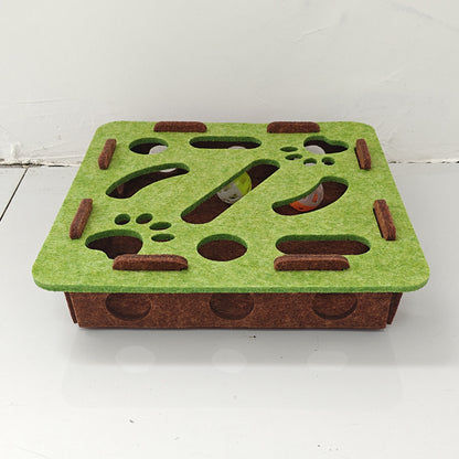 Laberinto interactivo para gatos - juguete rompecabezas estimulante.