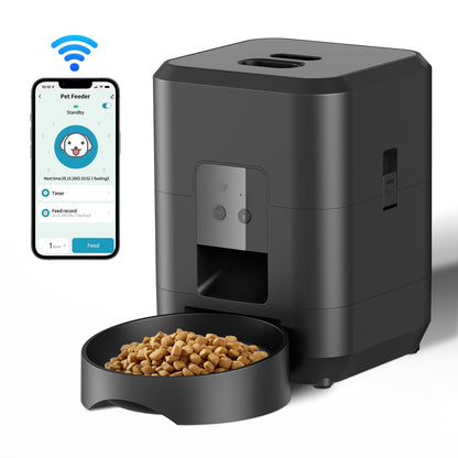 Comedero automático para mascotas con cámara WIFI-Control desde el móvil