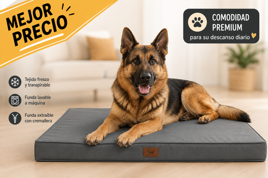 Cama Ortopédica para Perros - No es Vejez, es Dolor Articular