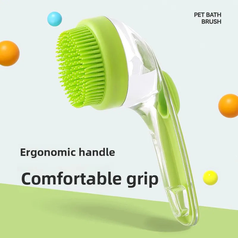Cepillo de baño con dispensador de agua