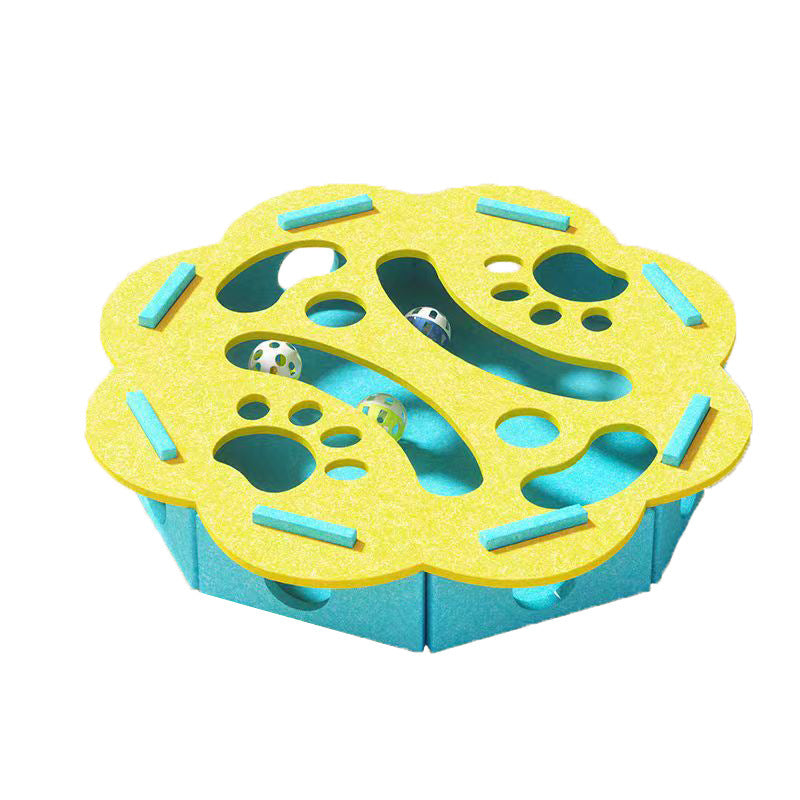 Laberinto interactivo para gatos - juguete rompecabezas estimulante.