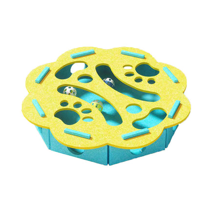 Laberinto interactivo para gatos - juguete rompecabezas estimulante.