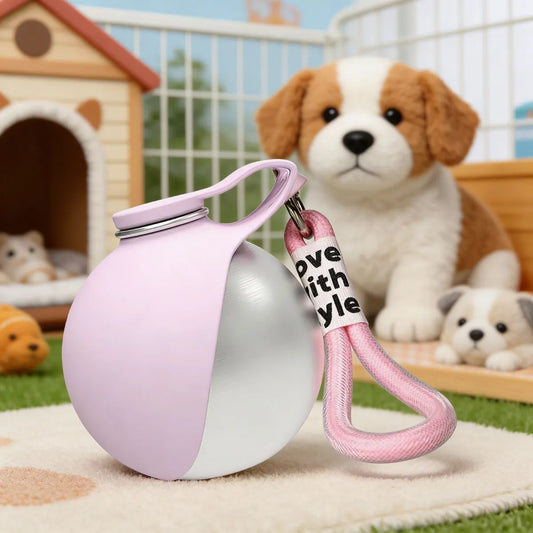 Dispensador de agua portátil plegable para mascotas