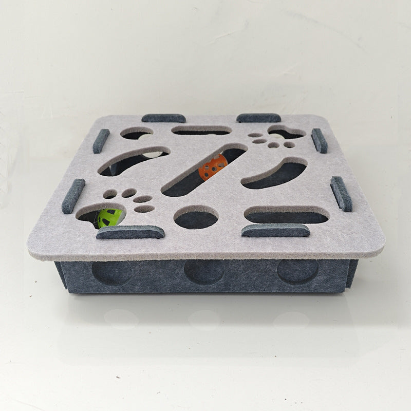 Laberinto interactivo para gatos - juguete rompecabezas estimulante.
