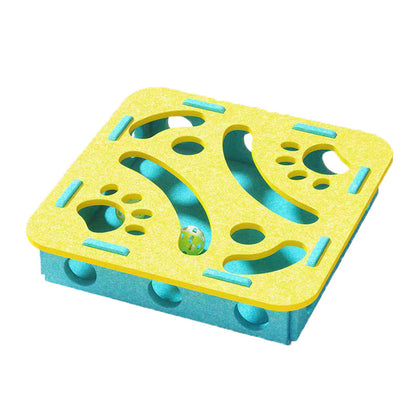 Laberinto interactivo para gatos - juguete rompecabezas estimulante.
