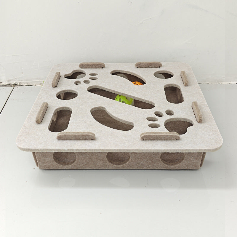 Laberinto interactivo para gatos - juguete rompecabezas estimulante.